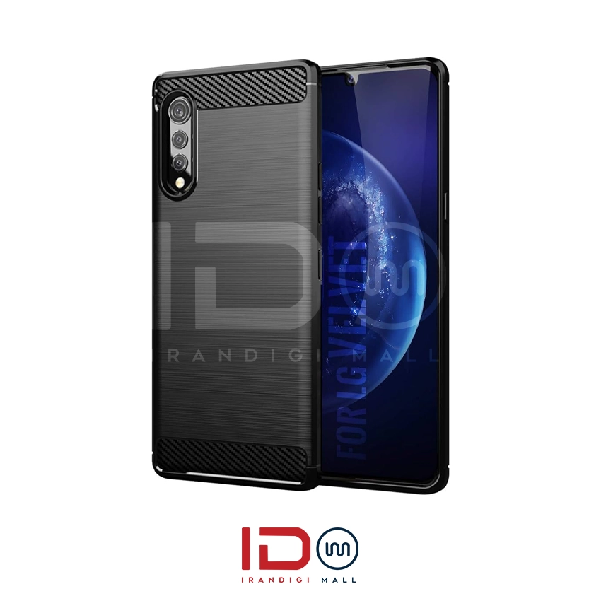 قیمت و خرید قاب فیبر کربن گوشی ال جی مدل LG VELVET برند rugged armor قاب فیبر کربن گوشی ال جی مدل LG VELVET برند rugged armor