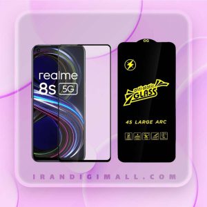 گلس شیشه ای فول گوشی ریلمی مدل Realme 8S 5G برند آنتی استاتیک در فروشگاه ایران دیجی مال