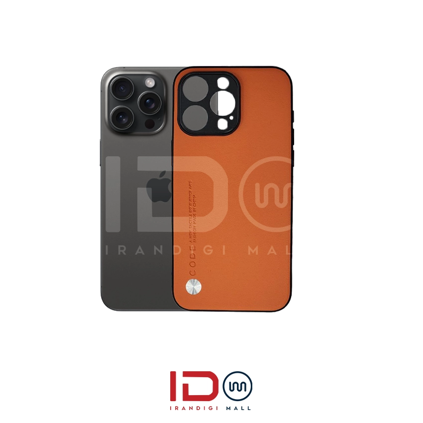 قیمت و خرید قاب چرمی لاکچری گوشی ایفون مدل IPHONE 15 PRO MAX برند CODE قاب چرمی لاکچری گوشی ایفون مدل IPHONE 15 PRO MAX برند CODE