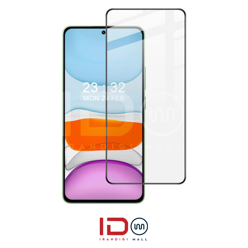قیمت و خرید گلس شیشه ای تمام صفحه و فول چسب گوشی شیائومی مدل Redmi 13 4G برند ردلیبل گلس شیشه ای تمام صفحه و فول چسب گوشی شیائومی مدل Redmi 13 4G برند ردلیبل