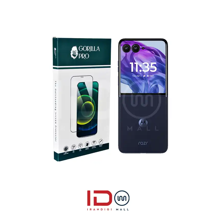 گلس و محافظ هیدروژلی (شفاف) بدنه گوشی موتورولا مدل Motorola Razr 50 Ultra