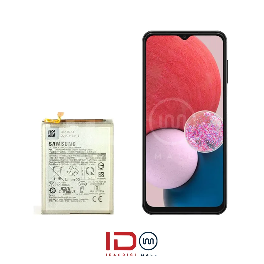 a13 باتری اورجینال گوشی سامسونگ مدل Samsung A13/M13 با یک سال گارانتی بی قید و شرط - Image 1