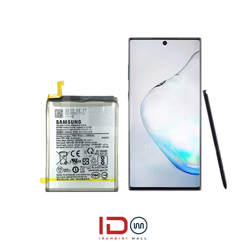 galaxy note 10 plus باتری اورجینال گوشی سامسونگ مدل Samsung Note 10 Plus با یک سال گارانتی بی قید و شرط - Image 1