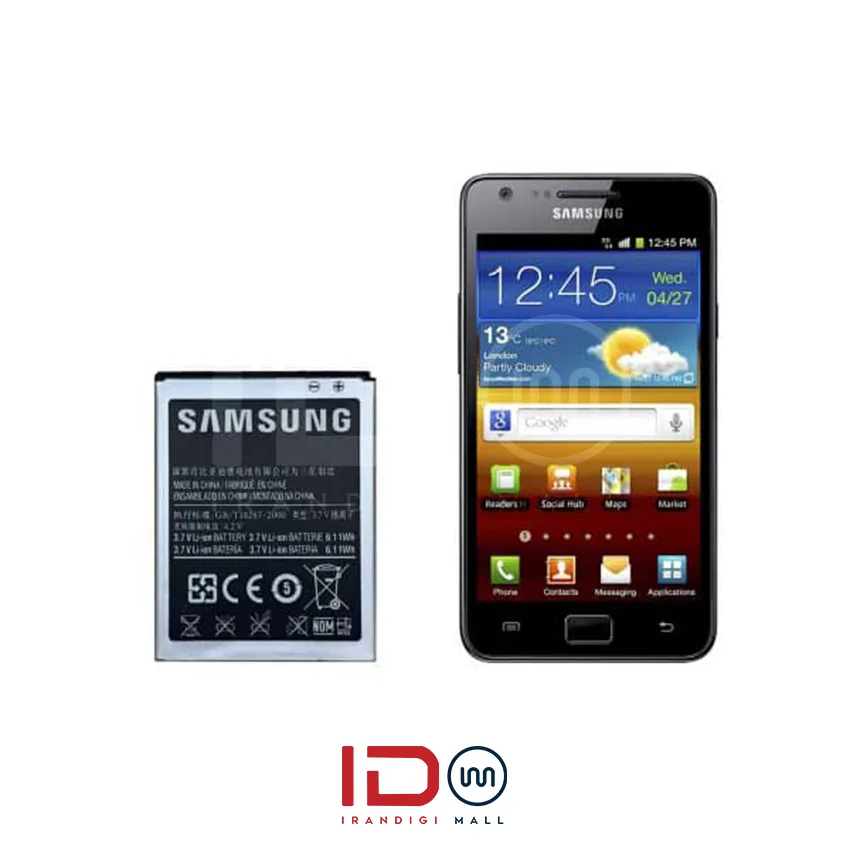 galaxy s2 باتری اورجینال گوشی موبایل سامسونگ گلکسی S2 مدل EB-F1A2GBU - Image 1