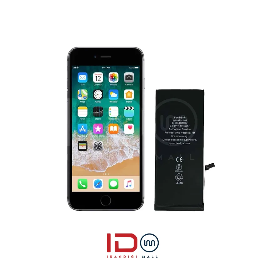 iphone 6s plus باتری اورجینال گوشی اپل مدل iPhone 6s Plus با یک سال گارانتی بی قید و شرط - Image 1