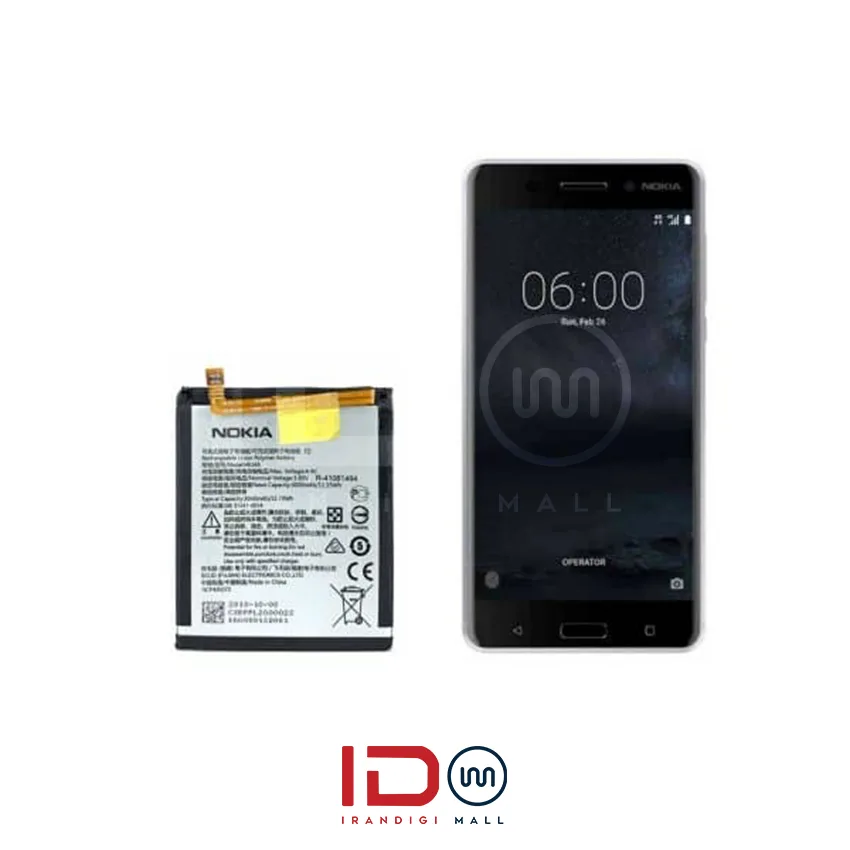 nokia 6 باتری اورجینال گوشی موبایل نوکیا 6 مدل HE316 - Image 1