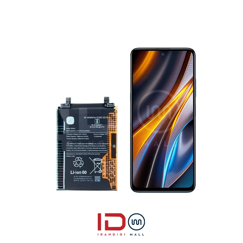 poco x4 gt باتری اورجینال گوشی موبایل شیائومی Poco X4 GT مدل BM5G - Image 1