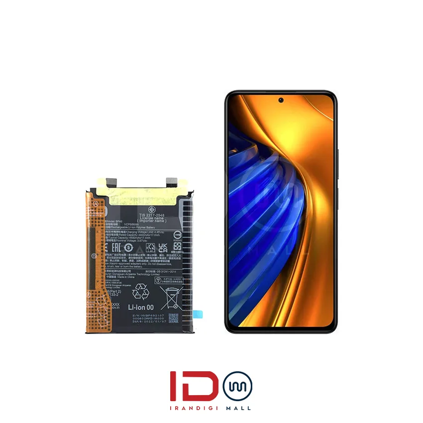 redmi k40s باتری اورجینال گوشی موبایل شیائومی POCO F4 مدل BP49 - Image 1