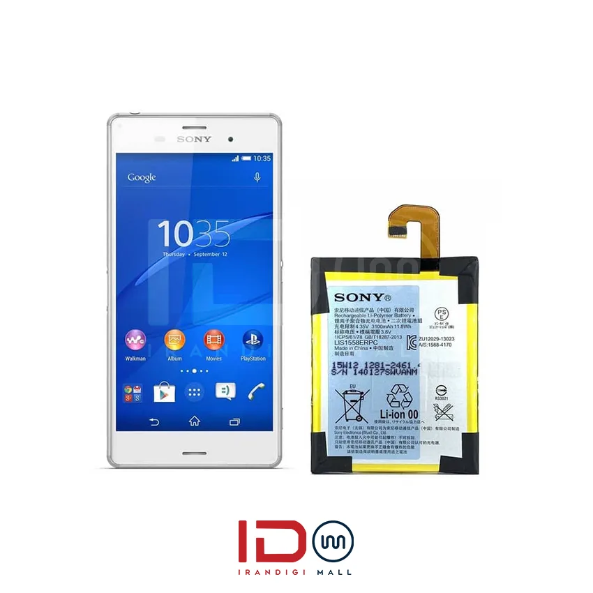 xperia z3 باتری اورجینال گوشی سونی اکسپریا Z3 مدل LIS1558ERPC - Image 1