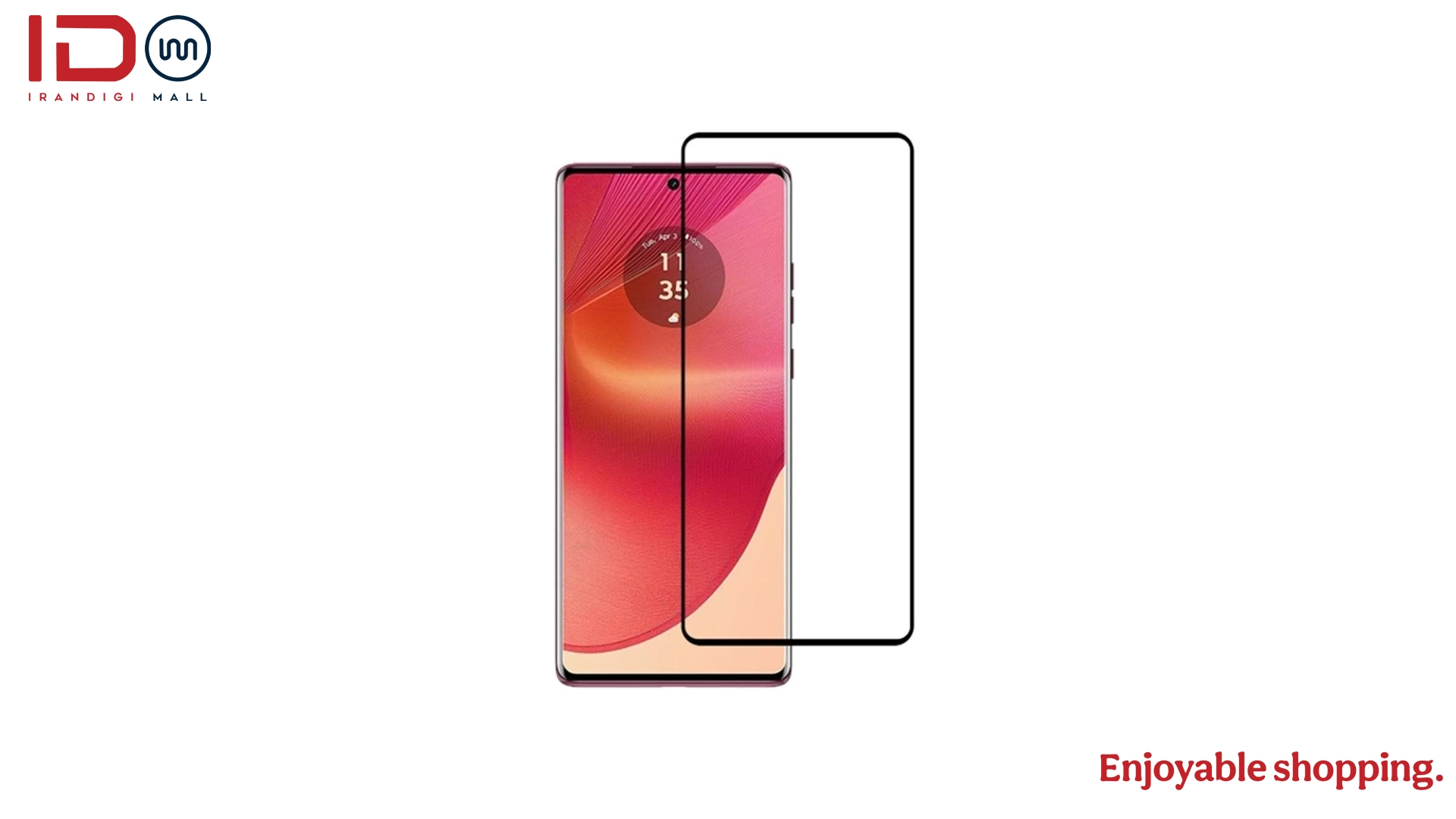 گلس فول چسب اورجینال برای گوشی موتورولا چگونه است؟