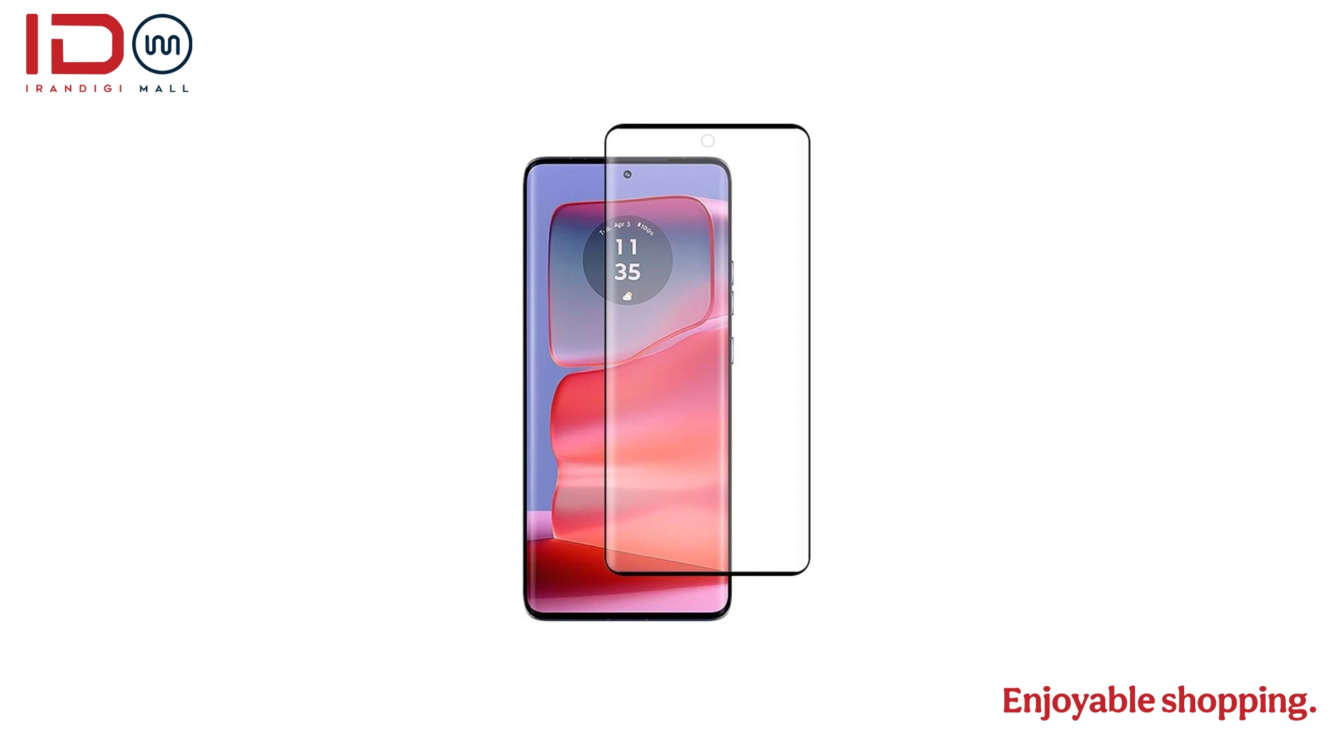 گلس فول چسب اورجینال برای گوشی موتورولا چگونه است؟