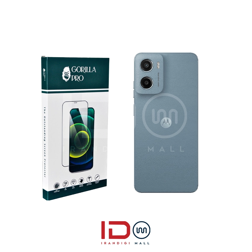 moto e15 back clear گلس و محافظ هیدروژلی (شفاف) بدنه گوشی موتورولا مدل Motorola Moto E15 - Image 1