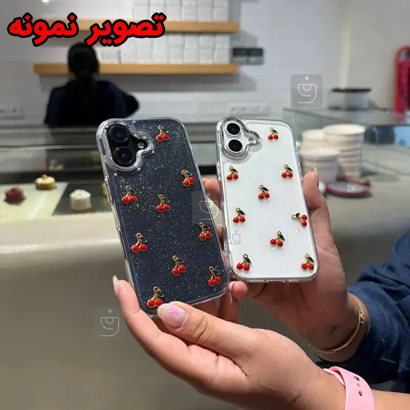 قاب دخترانه اکلیلی آلبالویی