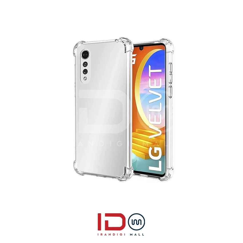 قیمت و خرید قاب ژله ای سخت شفاف گوشی الجی مدل LG VELVET قاب ژله ای سخت شفاف گوشی الجی مدل LG VELVET
