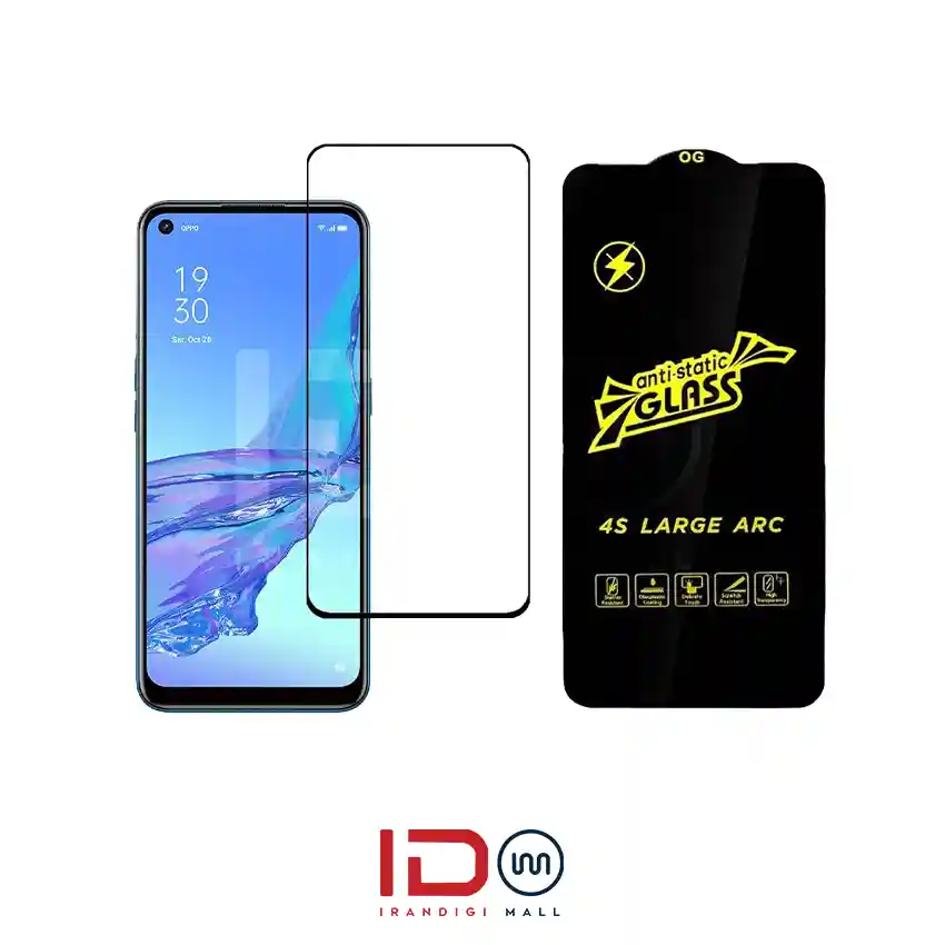 قیمت و خرید گلس شیشه ای تمام صفحه و فول چسب آنتی استاتیک موبایل Oppo A73 5G قیمت و خرید گلس شیشه ای تمام صفحه و فول چسب آنتی استاتیک موبایل Oppo A73 5G