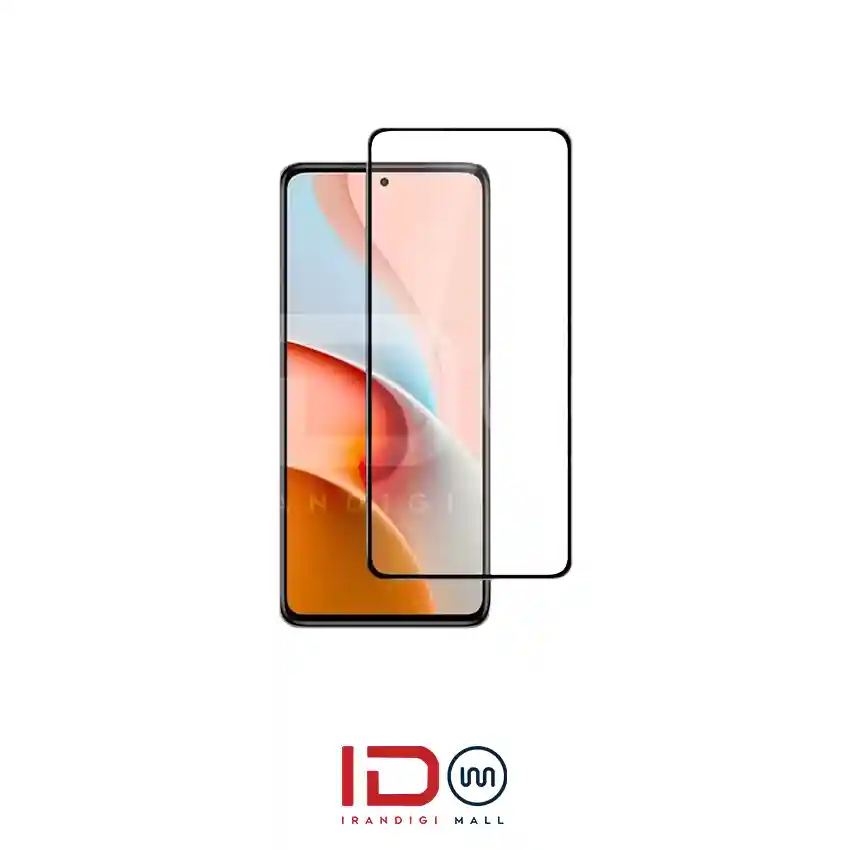 قیمت و خرید گلس شیشه ای تمام صفحه و فول چسب آنتی استاتیک موبایل Xiaomi Poco M3